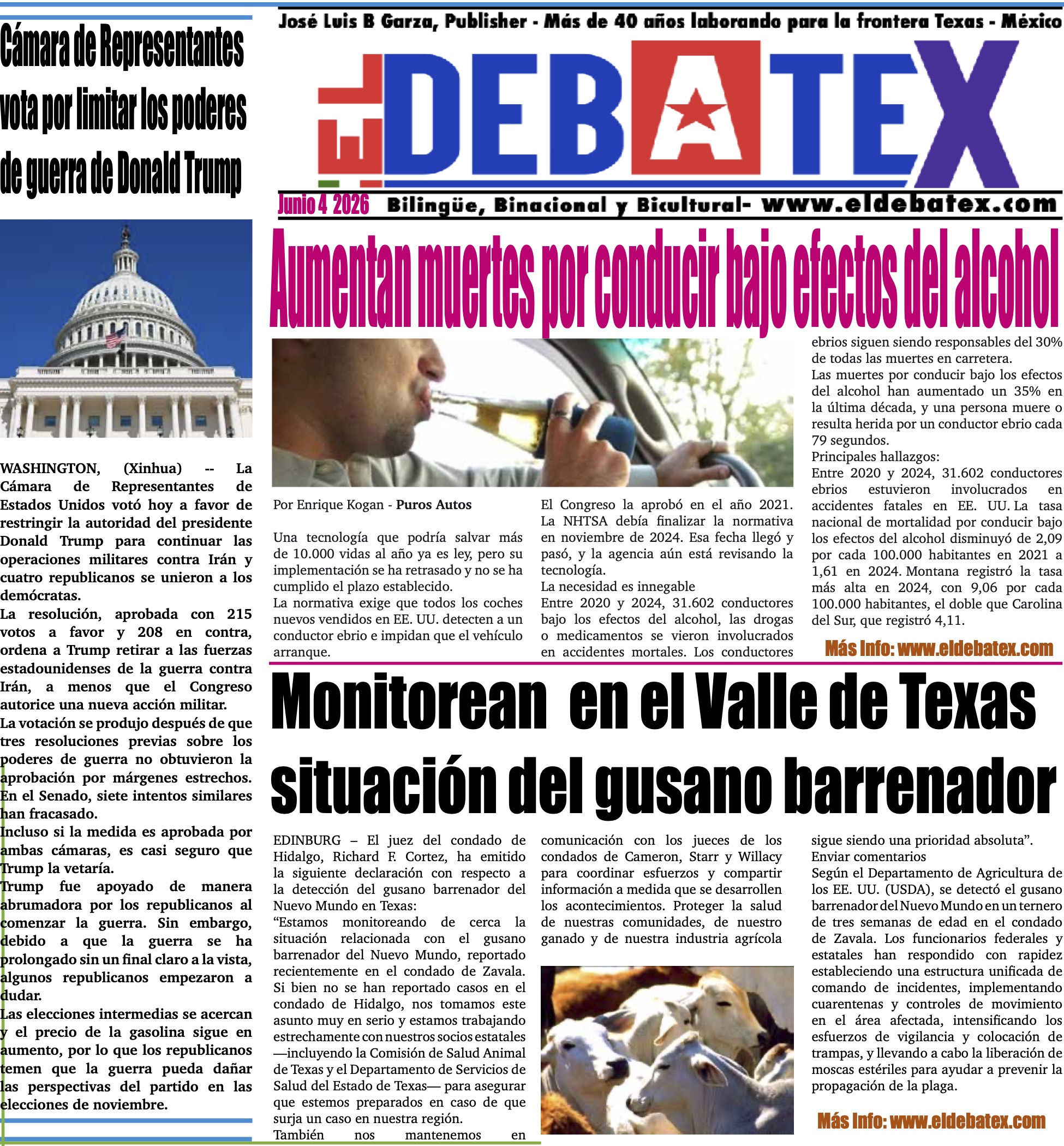 Aumentan muertes por conducir bajo efectos del alcohol